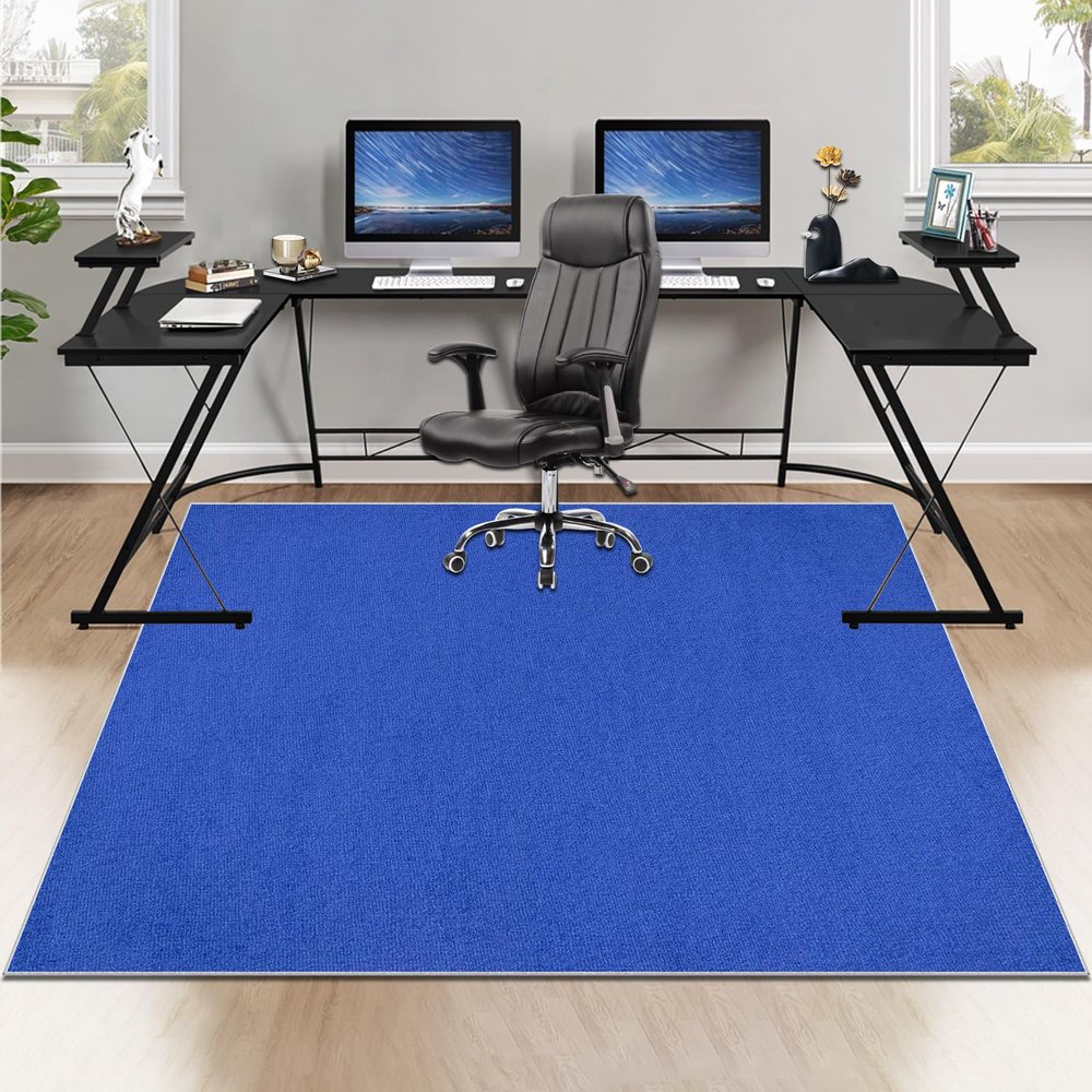 Xiaputcr Office Chair Mat for Carpet and Hardwood Floors, 180 x 230 cm