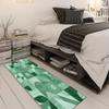 QQrunner Green Patchwork Runner Rug, Non-Slip, Washable, 120 × 950 cm view 2