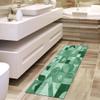 QQrunner Green Patchwork Runner Rug, Non-Slip, Washable, 120 × 950 cm view 3