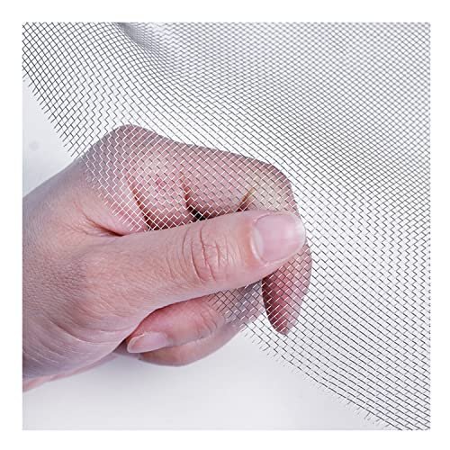 Generic 304 Stainless Steel Wire Mesh, 20-Mesh Ventilation and Rodent Screen, 1 mm Openings, Silver, 1.2 x 6 m