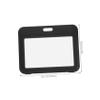 jojofuny Double-Sided Transparent ID Card Holders, Black PP, 10-Pack view 2