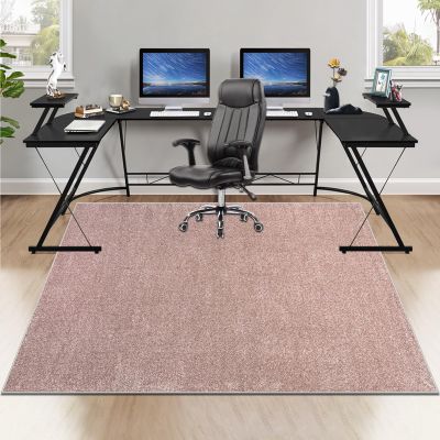 Xiaputcr Office Chair Mat for Carpet and Hardwood Floors, 140 x 160 cm
