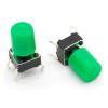 100-Piece Green G62 Cap Covers for 6 × 6 mm Tactile Push Button Switches view 2