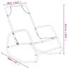 2-Piece Set Rocking Sun Loungers with Steel Frame, Foldable view 2