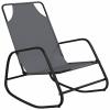 2-Piece Set Rocking Sun Loungers with Steel Frame, Foldable view 4
