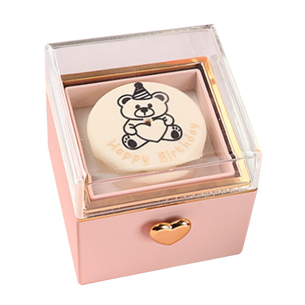 Rotating Reversible Bear-Themed Ring Box