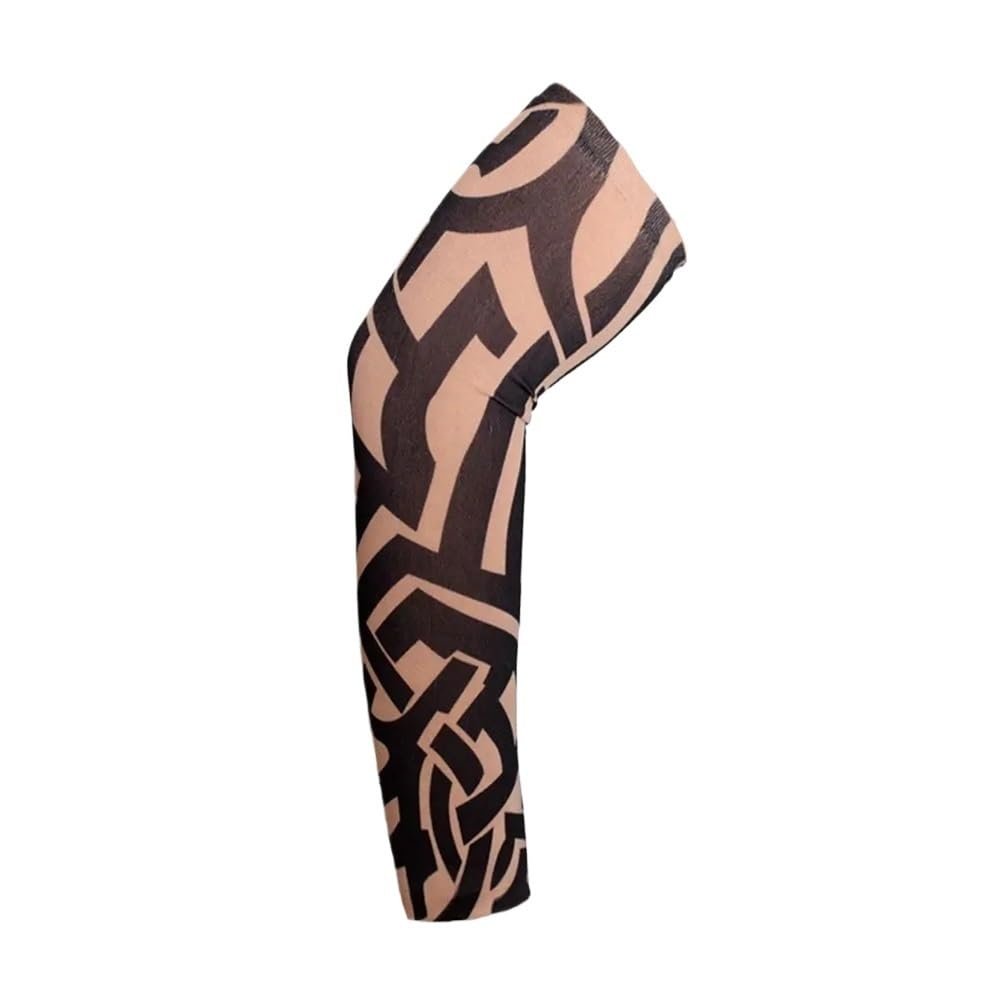 BODOBTF Arm Sleeves for Street Tattoos, Sun and UV Protection, Seamless, One Size (58, 2 Pairs)