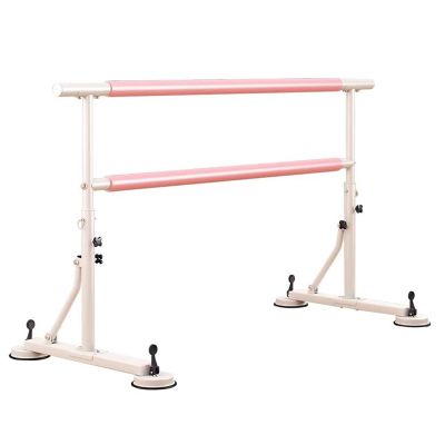 GTHTUHFD Double Ballet Stretch Barre, Portable Freestanding, Height-Adjustable 84–110 cm