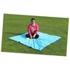 Toyvian Blue Outdoor Fleece Sleeping Bag with Storage Bag view 3