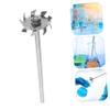 Stainless Steel Stirring Paddle Set with 8 mm Hole and Long Rod view 3