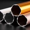 Rose Gold Single Curtain Rod, Thickened Aluminum Alloy, Silent Roman Rod Track with Brackets and Accessories, 100–400 cm, Urkomisch123, 100 cm view 3