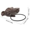 Homoyoyo 2-Piece Decorative Resin Dog Head Door Knocker, Multifunctional Home Decor for Villas and Hotels view 3