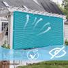 Balcony Privacy Screen 105 x 550 cm, Sky Blue view 3