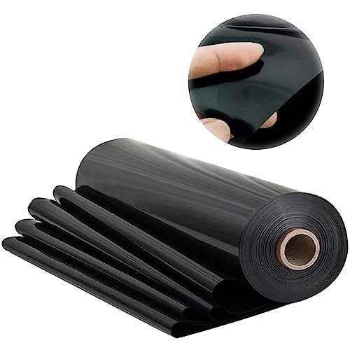 Flexible Black HDPE Pond Liner, 0.12 mm, UV- and Weather-Resistant, Multiple Sizes