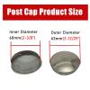 Post Anchor Base for Round 60 mm Posts, Stainless Steel, 20-Piece view 4