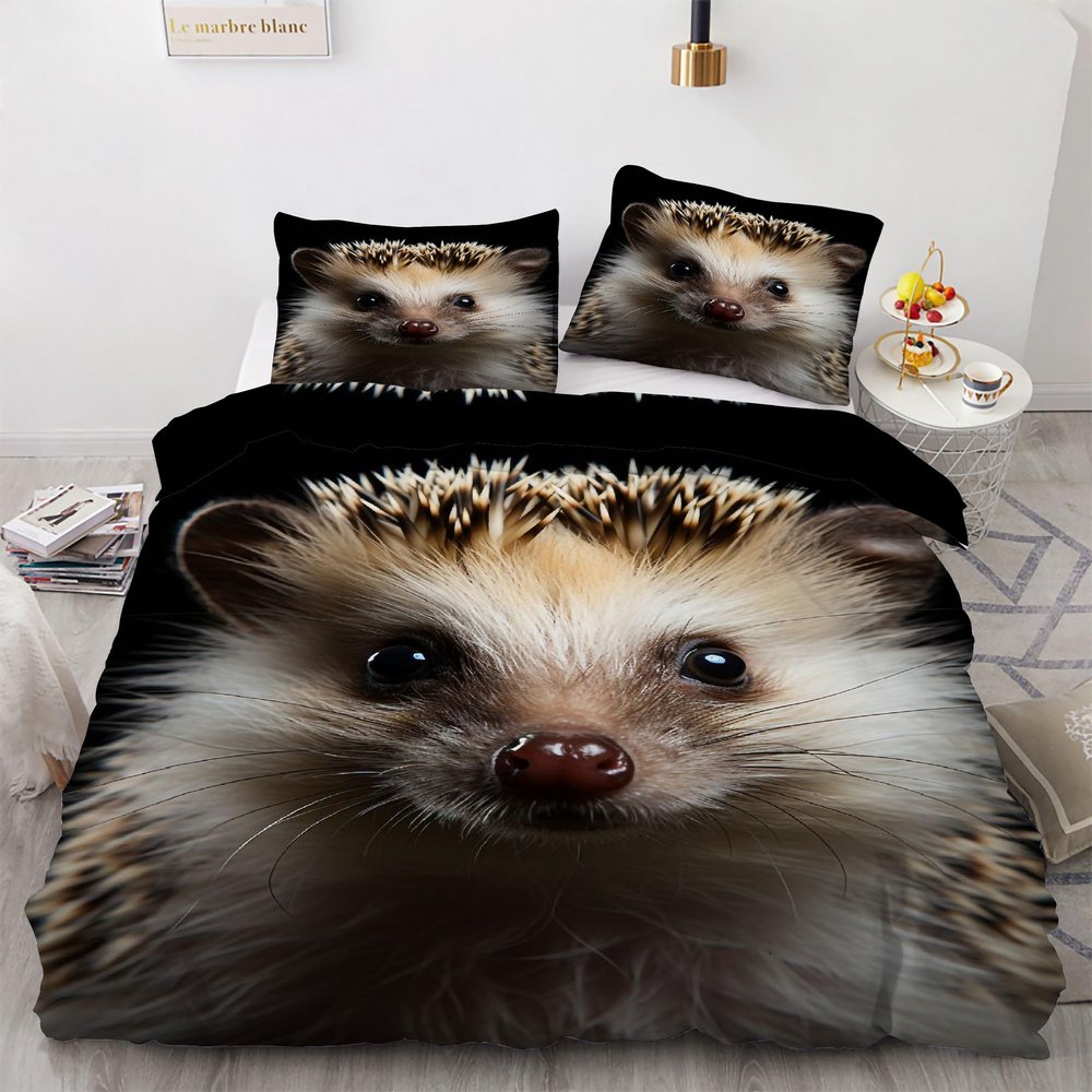 YZQGLHP Turtle Coral Bedding Set, 3 Pieces, 155 x 220 cm