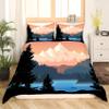 YZQGLHP Football Bedding Set for Double Beds – Stadium Duvet Cover Set, 3 Pieces view 2