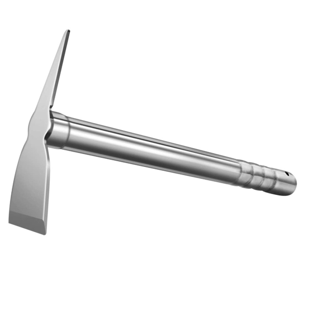 KONTONTY Stainless Steel Double-Head Hand Hoe for Beds and Lawns