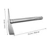 KONTONTY Stainless Steel Double-Head Hand Hoe for Beds and Lawns view 2