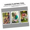 KONTONTY Stainless Steel Double-Head Hand Hoe for Beds and Lawns view 3