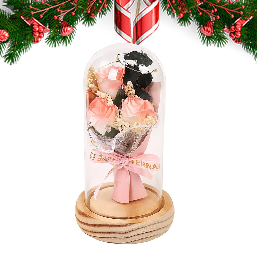 Rose Under a Glass Dome to Express Your Love