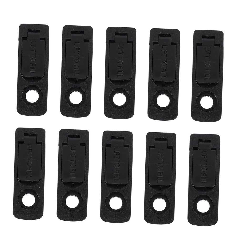 10 Black Rubber Seals for Fluid Lighters