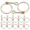 12-Piece Galvanized Iron Double-Wire Hose Clamp Set view 1