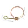 12-Piece Galvanized Iron Double-Wire Hose Clamp Set view 2