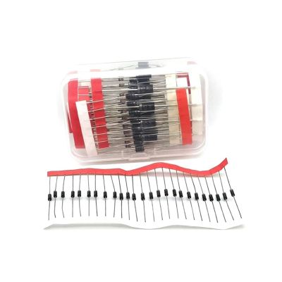 OZXWL 50/100-Piece Schottky and Rectifier Diode Kit, 1N4148 1N4007 1N5819 1N5399 1N5408 1N5822 FR107 FR207, Fast Switching Diode (1N5822, 50 pcs)