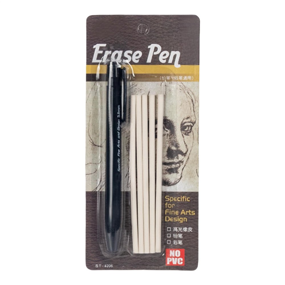 Hogvinnatil Retractable Eraser with 3.8 mm Tip and 5 Refills
