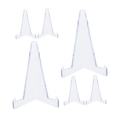 PRETYZOOM 6-Pack Plastic Trading Card Display Stands