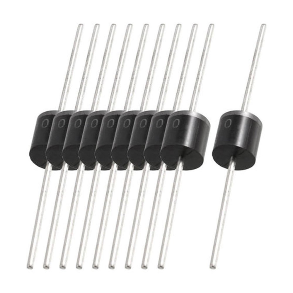 OZXWL 10PCS 10A10 Rectifier Diode R-6 DIP 10A 1000V Axial Electrical Rectifier Diodes