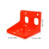 UPKOCH Plastic Salt Block Holder, 2-Piece Orange Feed Trough for Cattle and Sheep view 2