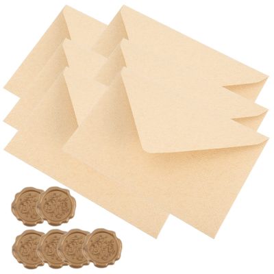 Gadpiparty 6-Pack Vintage Western-Style Envelopes with Stickers