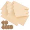 Gadpiparty 6-Pack Vintage Western-Style Envelopes with Stickers view 1