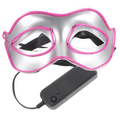 BESPORTBLE Glowing Party Half Mask for Halloween Cosplay and Costumes