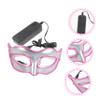 BESPORTBLE Glowing Party Half Mask for Halloween Cosplay and Costumes view 4