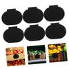 SHINEOFI 2 Sets Clip-On Labels, Black PP Label Clips, 12 Pieces × 2 view 4