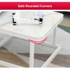 YHKJLYH Modern 2-Piece Nesting Coffee Table Set for Living Room, Marble-Effect Tempered Glass view 3