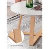 YHKJLYH Round Nesting Coffee Tables, 2-Piece Set view 3