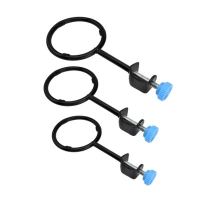 MAGICLULU Set of 3 Iron Lab Support Rings with Clamps