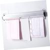 HOLIDYOYO Aluminum Alloy Kitchen Ticket Holder, Silver, Self-Adhesive Wall-Mounted, Heat-Resistant, for Orders, Receipts and Invoices in Kitchens, Offices and Clinics view 2
