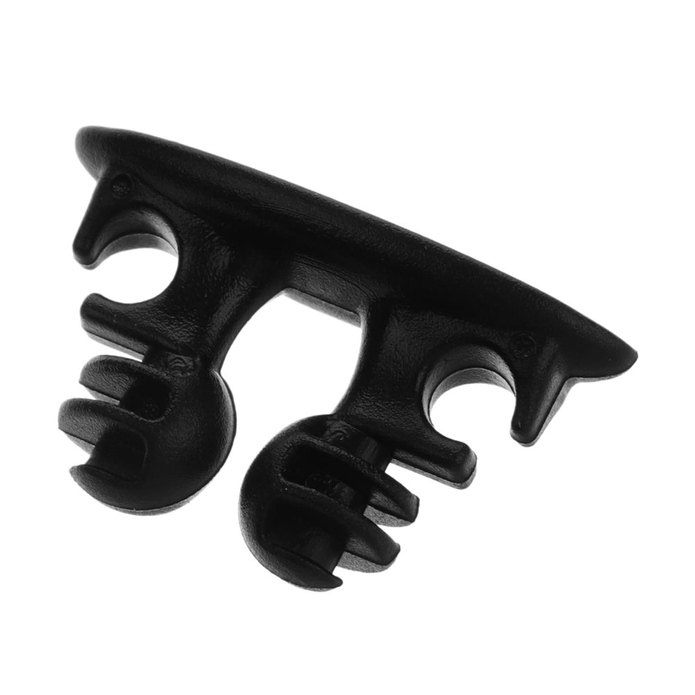 Black ABS Cable Holder with Clip Design
