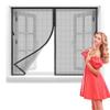 Magnetic Fly Screen Door, 205 x 145 cm, Black view 2