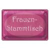 Charming Metal Sign | Women's Get-Together | Home Decor | 18 cm x 12 cm view 1