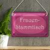 Charming Metal Sign | Women's Get-Together | Home Decor | 18 cm x 12 cm view 3