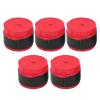 OVAQUIXI 5PCS Tennis and Badminton Racket Overgrips, Non-Slip Breathable Matte Grip Tape for Badminton and Table Tennis Rackets (Red) view 1