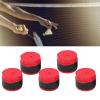 OVAQUIXI 5PCS Tennis and Badminton Racket Overgrips, Non-Slip Breathable Matte Grip Tape for Badminton and Table Tennis Rackets (Red) view 2