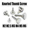 DQZRTUECA Colorful Knurled Thumb Screw, Stainless Steel 303, High Head, Hand-Tightening (1 pc, M5 x 14 mm) view 2