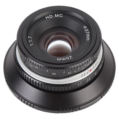25mm f/1.7 Manual-Focus Prime Lens, Fixed Focal Length, APS-C, Z Mount, for Z50, ZFC, Z30, Z6I, Z7II (Black)